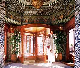 porte d'entr&eacute;e Palmeraie Golf Palace marrakech