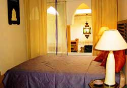 Vue sur chambre maisons d'hotes marrakech Riad Celia 