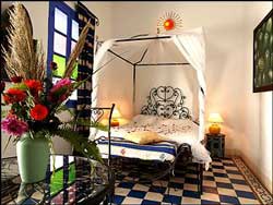 Vue sur chambre du riad Maisons d'h&ocirc;te Marrakech Riad Khmissa