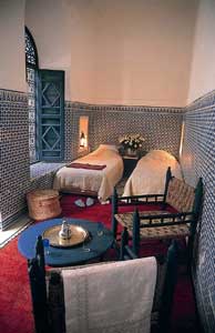 Une des chambres du riad marrakech maisons h&ocirc;te - Riad Dar Sara
