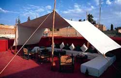 La terasse du riad marrakech maisons h&ocirc;te - Riad Dar Sara 