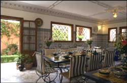 Sale &agrave; manger location villa marrakech - Villa Chems