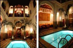 Vue sur le Patio Riad Marrakech - Riad Esprit du Maroc