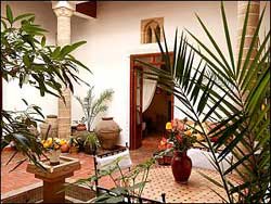 Vue sur Patio riad essaouira - Riad Dar Ness